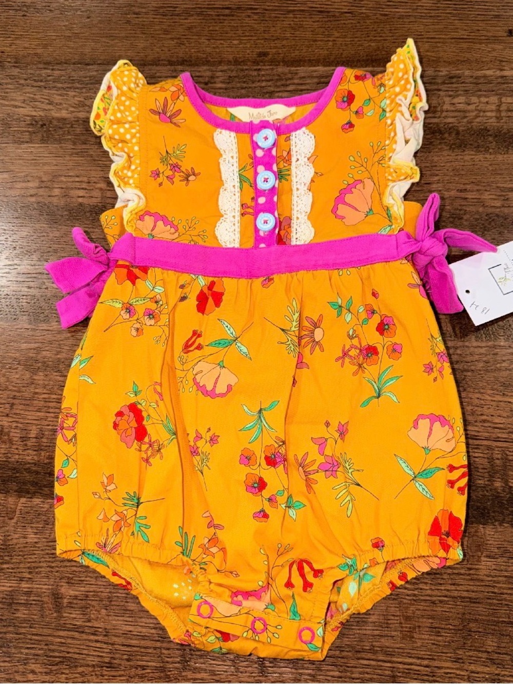 Matilda Jane Sunlight Bubble Romper Size 18-24 mos